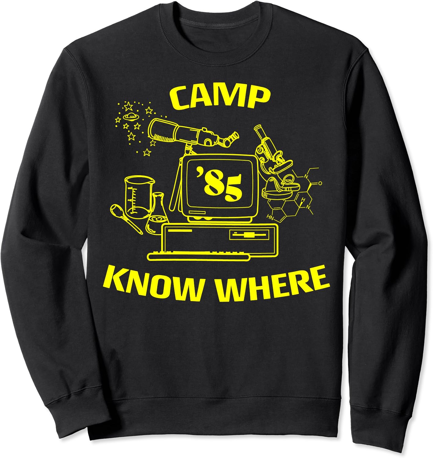 Comment Regarder Stranger Things Sans Netflix Gratuit Netflix Stranger Things Camp Know Where 85 Logo Sweatshirt : Amazon.fr
